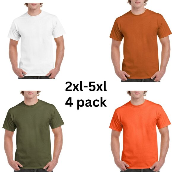 NEW 4 pack unisex/ men women shirt short sleeve 4 shirts great deal! - Picture 1 of 1